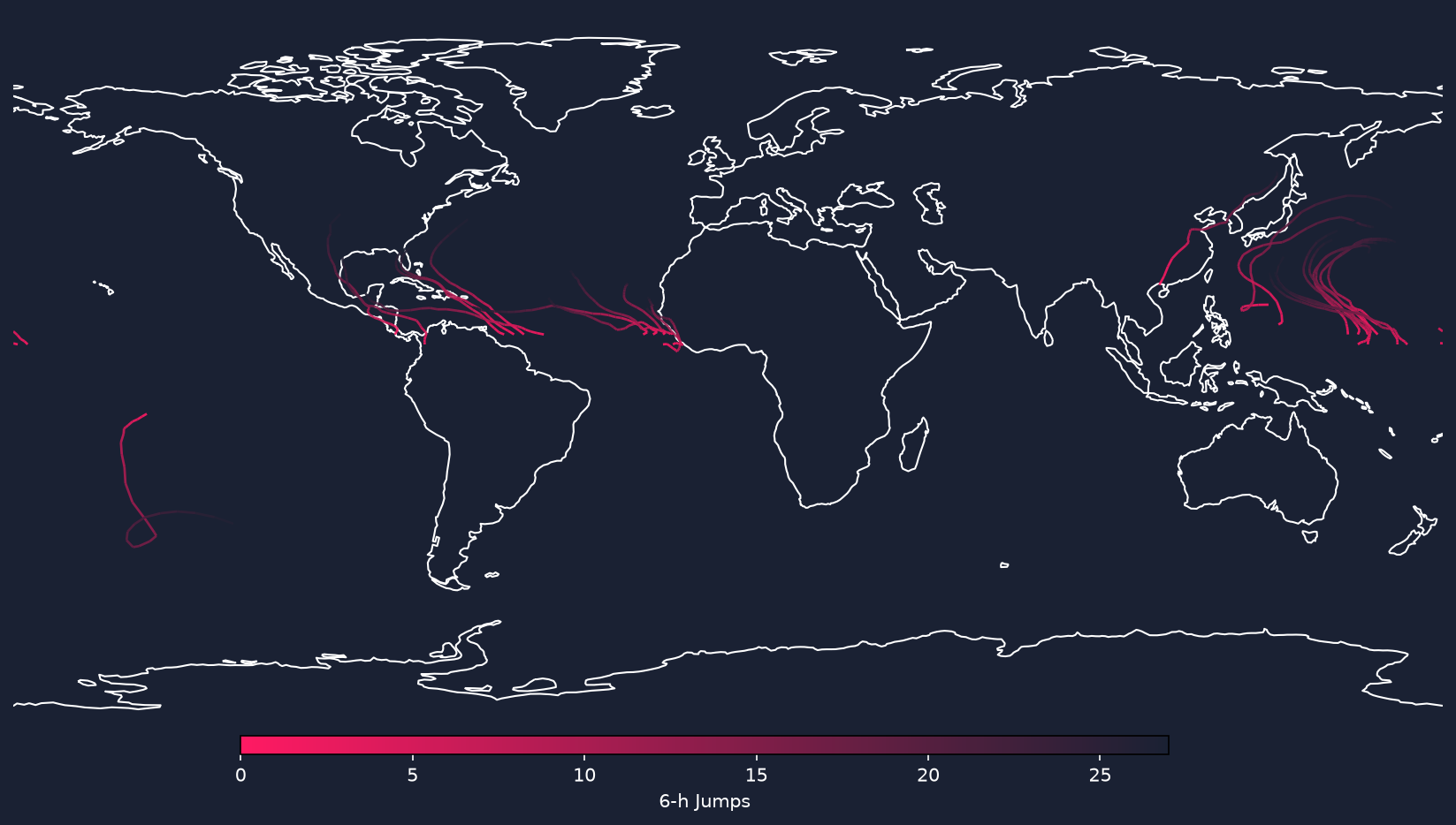 TC Drift Path Map