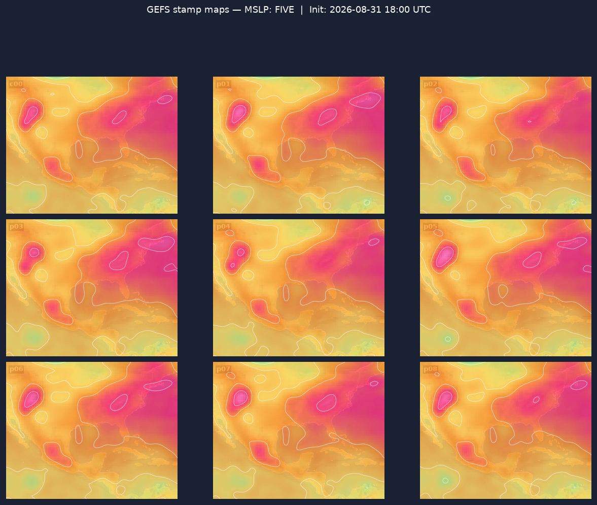 Ensemble stamp maps