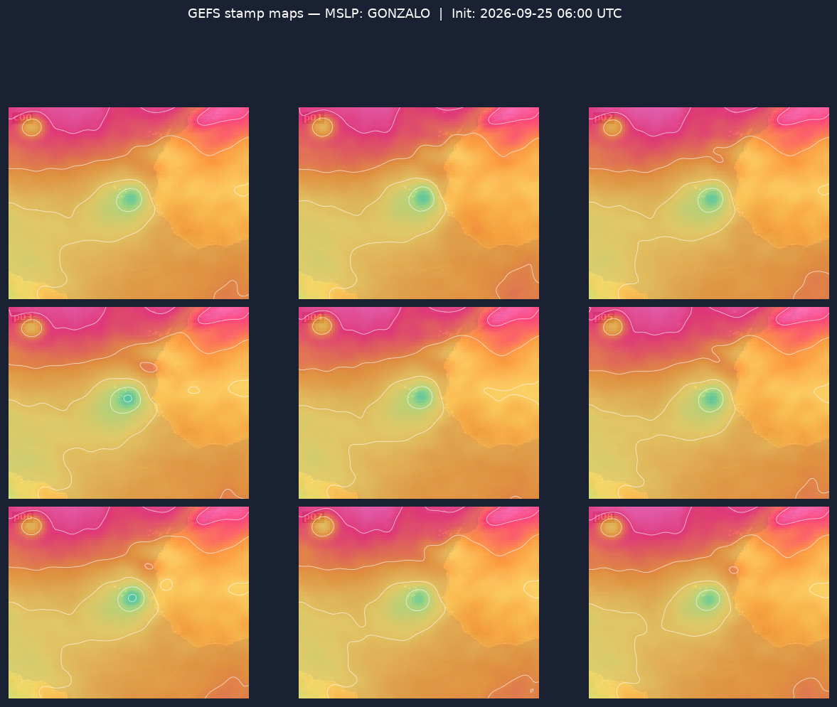 Ensemble stamp maps