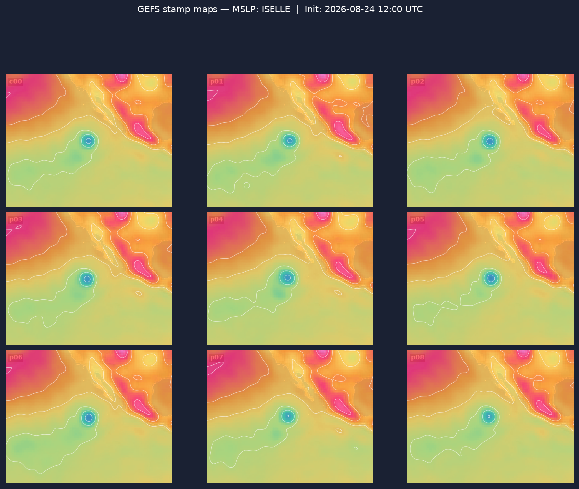 Ensemble stamp maps