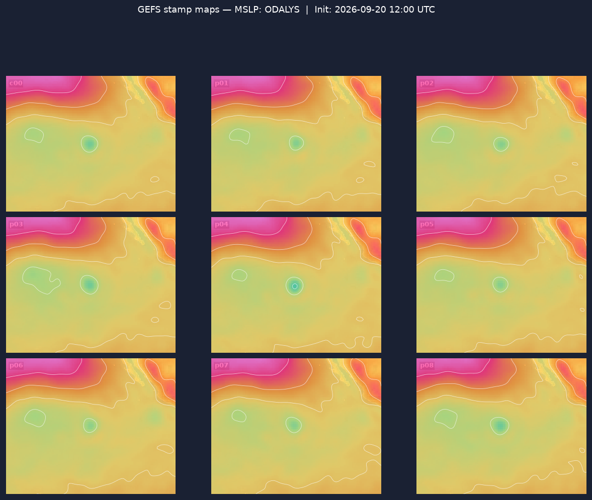 Ensemble stamp maps