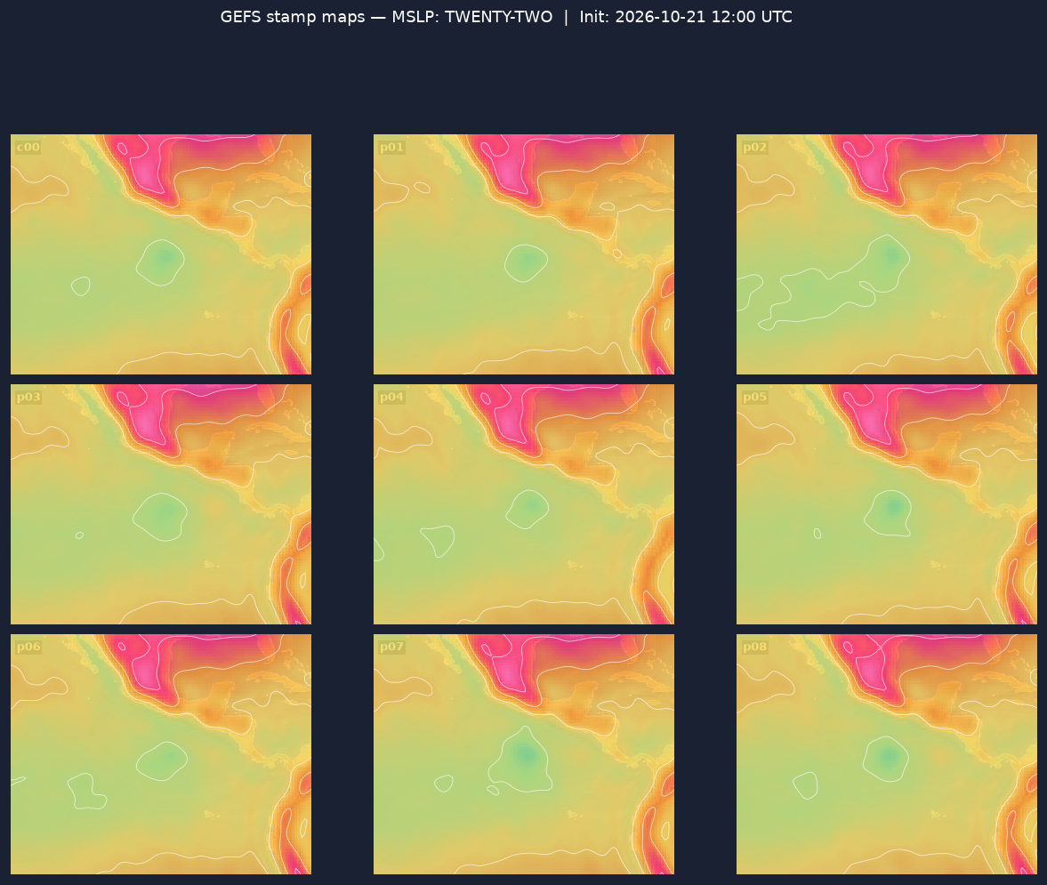 Ensemble stamp maps